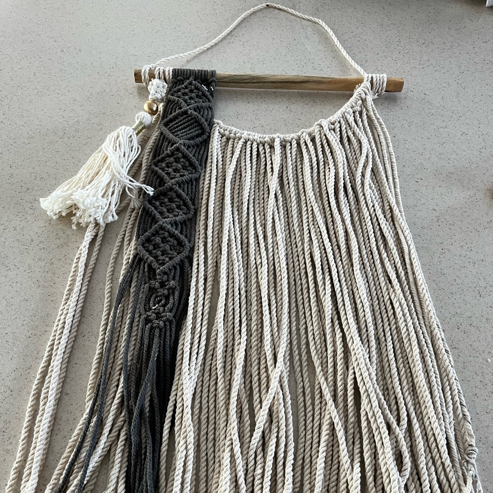Boho macrame wall hanging